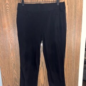 Liz Claiborne Black Straight Leg Pants